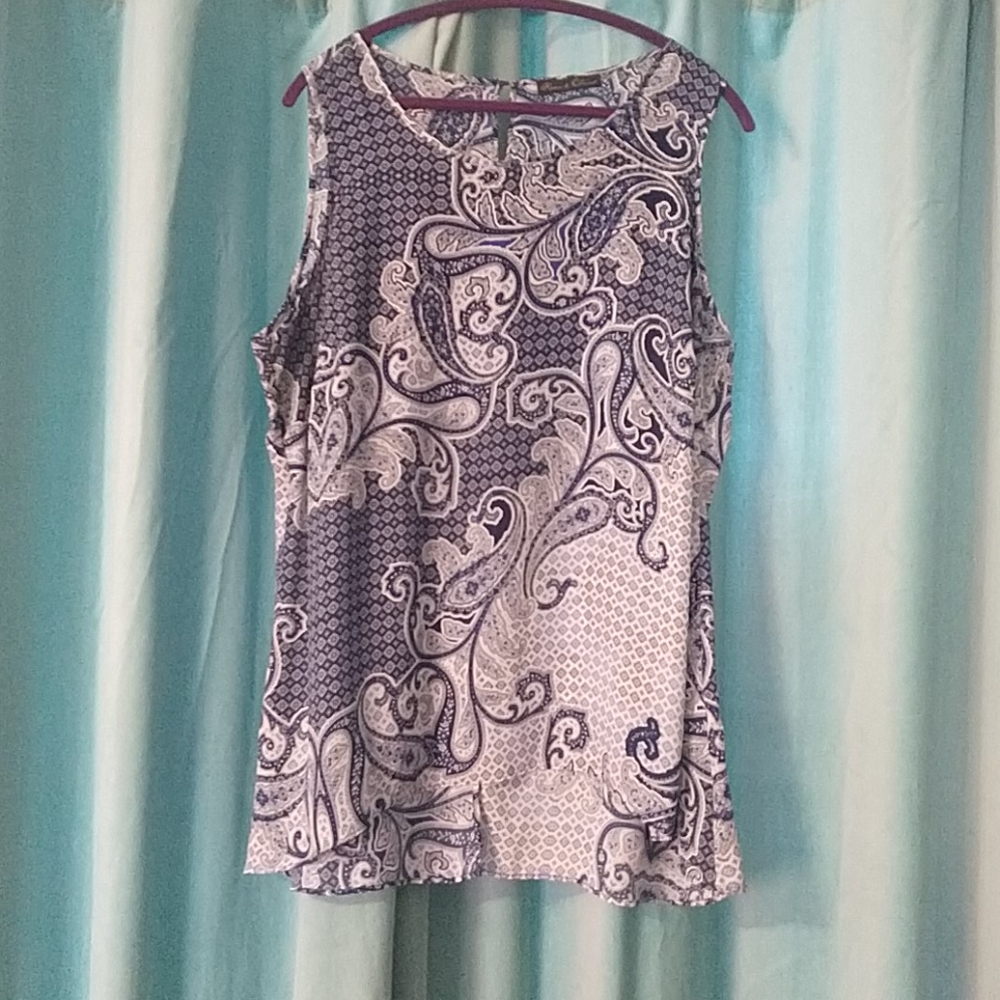 High-low long shell top